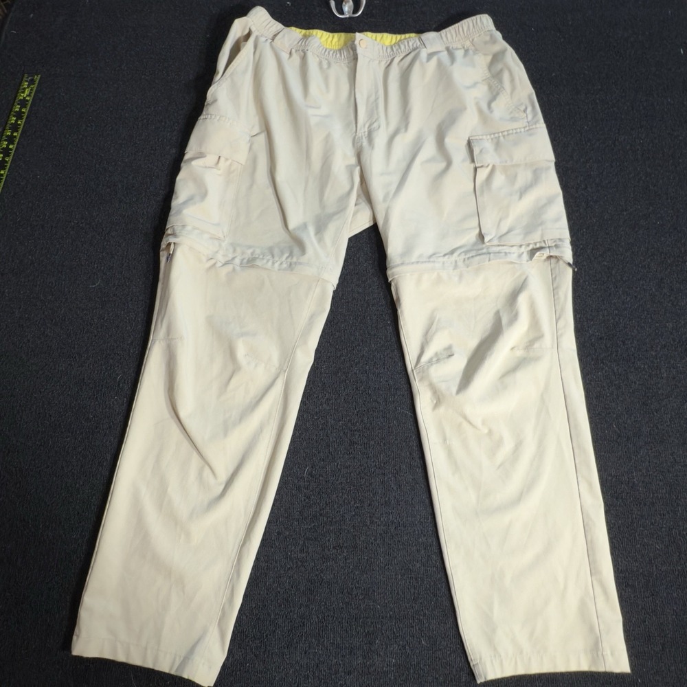 Fielder BONOBOS‎ Stretch Convertible Cargo Pants Size XL Khaki Outdoor Ripstop